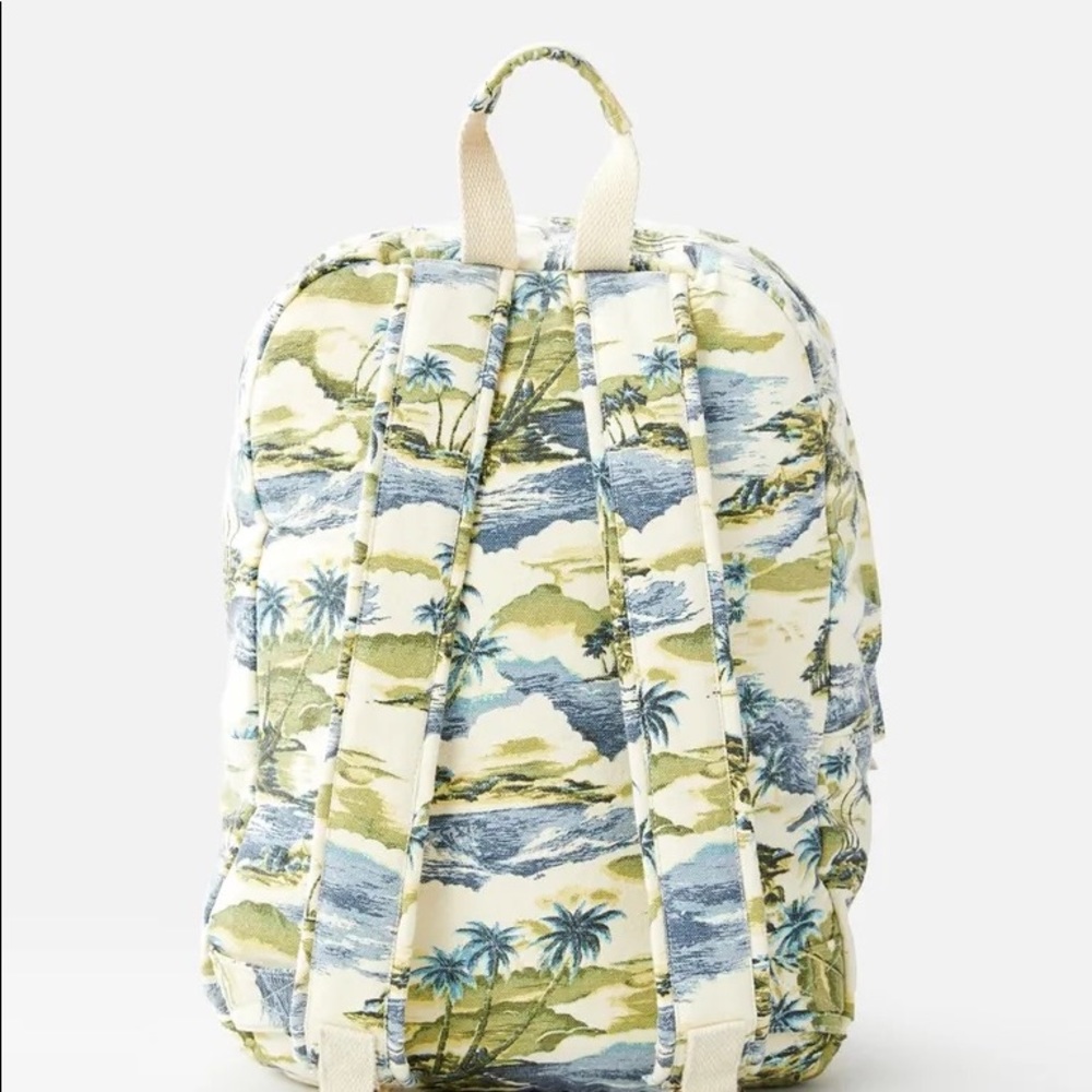 🔆RIP CURL🔆 POSTCARDS CANVAS 18L BACKPACK HIKING BEACH TRAVEL OVER NIGHT BAG - Picture 8 of 11